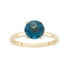 London Blue Topaz 10k Gold Ring, Women's, Size: 6