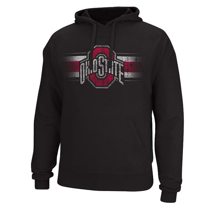 Men's Ohio State Buckeyes Banner Hoodie, Size: Medium, Black