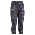 Girls 4-6x Under Armour Dot Capri Studio Leggings, Size: 6x, Black