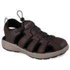 Skechers Journeyman 2.0 Men's Fisherman Sandals, Size: 11 Wide, Dark Brown