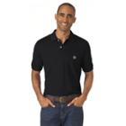 Big & Tall Chaps Solid Pique Polo, Men's, Size: 4xb, Black