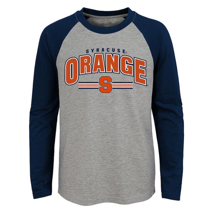 Boys 4-18 Syracuse Orange Audible Tee, Size: 8-10, Grey