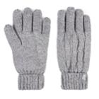 Women's Heat Holders Thermal Cable-knit Gloves, Size: S-m, Light Grey