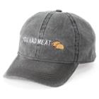 Women's So&reg; Embroidered You Had Me At Tacos Baseball Cap, Black