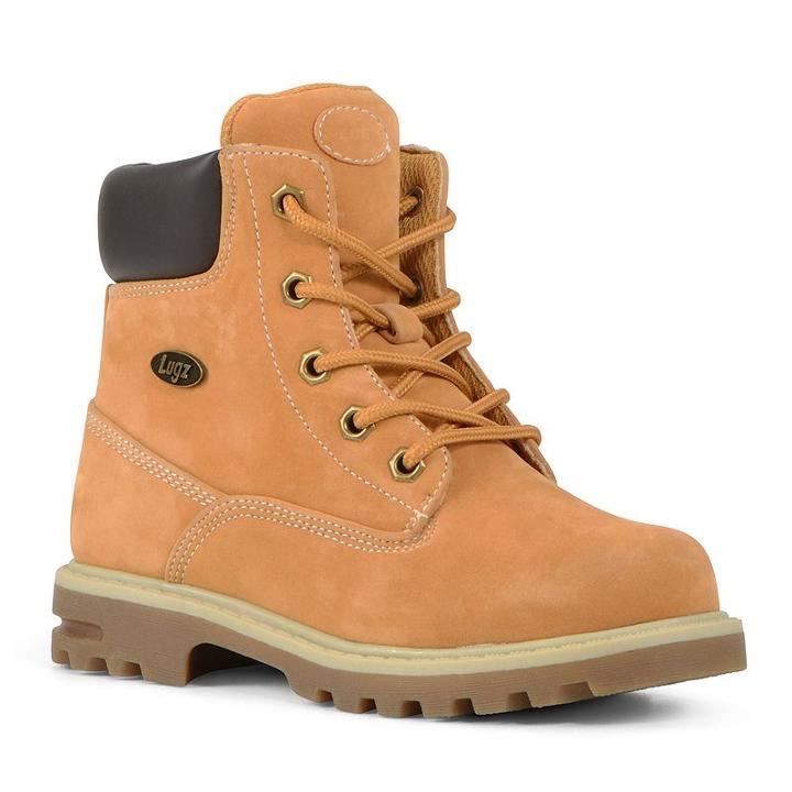 Lugz Empire Hi Preschool Kids' Water-resistant Boots, Kids Unisex, Size: 1, Beig/green (beig/khaki)