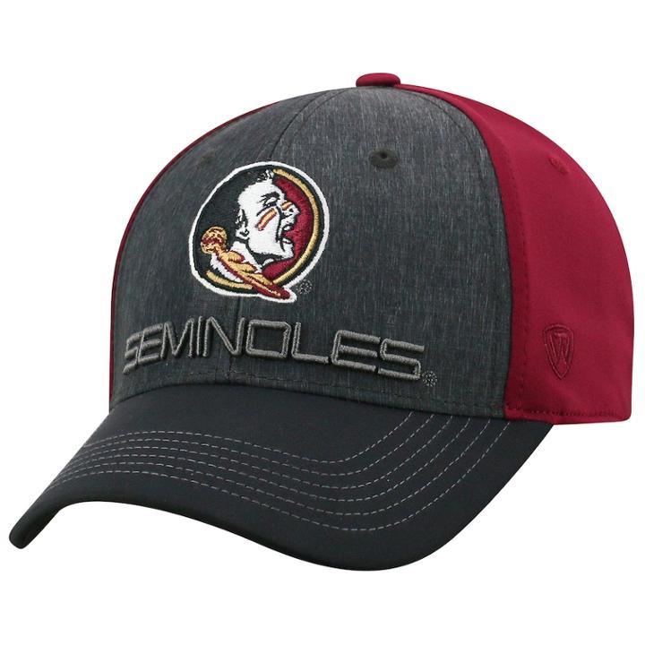 Adult Top Of The World Florida State Seminoles Reach Cap, Men's, Med Grey