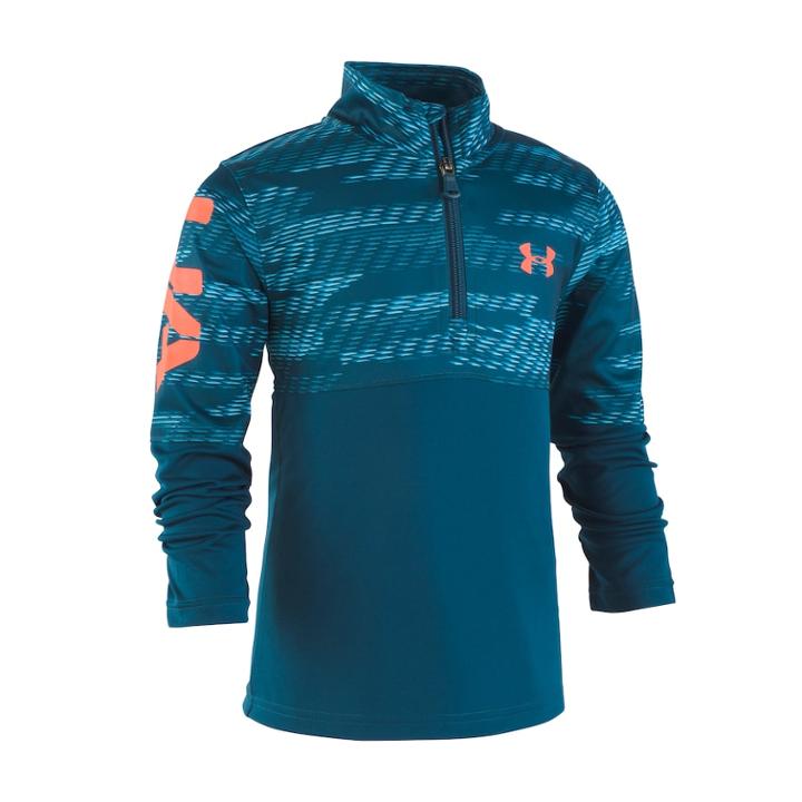 Boys 4-7 Under Armour Trave 1/4-zip Pullover, Size: 7, Dark Blue