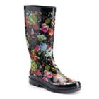 Sugar Raffle Women's Waterproof Rain Boots, Size: Medium (8), Oxford