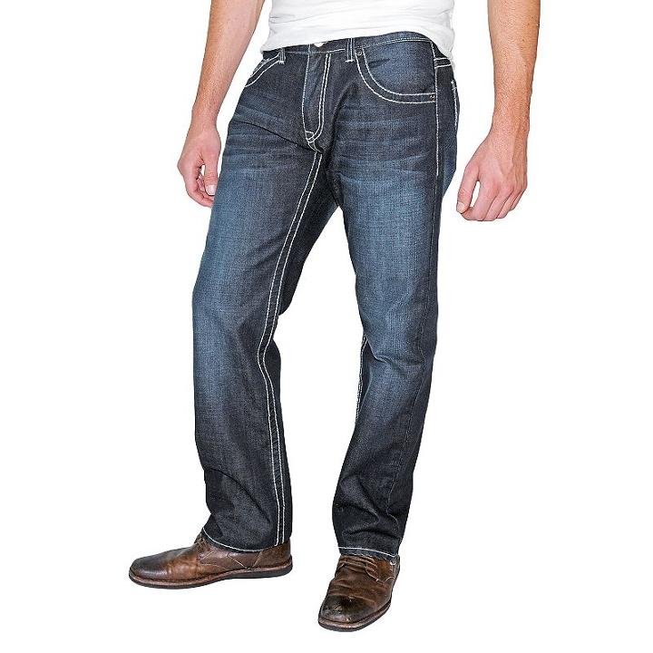 Men's Earl Jean Relaxed-fit Denim Jeans, Size: 36x32, Blue Other