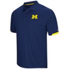 Men's Colosseum Michigan Wolverines Loft Polo, Size: Xxl, Dark Blue