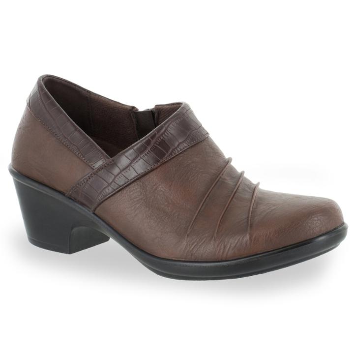 Easy Street Dell Women's Ankle Boots, Size: Medium (7), Brown