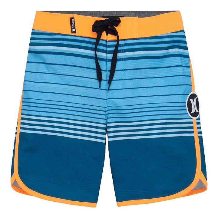 Boys 4-7 Hurley Stripe Boardshorts, Boy's, Size: 7, Light Blue