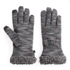 Women's Cuddl Duds Faux Shearling Lined Flex Fit Gloves, Oxford