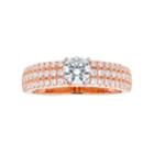 14k Gold 1 Carat T.w. Igl Certified Diamond Engagement Ring, Women's, Size: 6.50, White