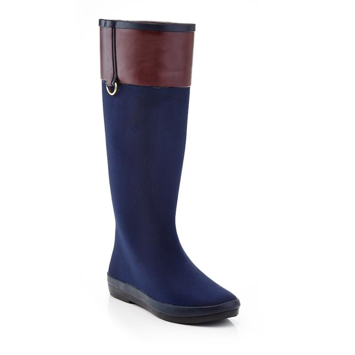 Henry Ferrera Salute 100 Women's Water Resistant Tall Rain Boots, Size: Medium (10), Blue (navy)