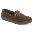 Hideaways By L.b. Evans Marion Suede Men's Wide-width Moccasins, Size: Medium (8), Brown