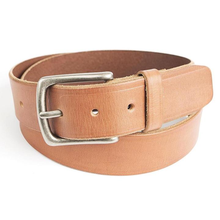 Men's Levi's&reg; Leather Bridle Belt, Size: 40, Dark Beige