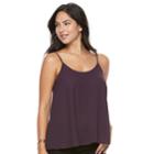 Women's Apt. 9&reg; Swing Camisole, Size: Small, Purple