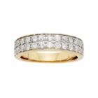 1 Carat T.w. Igl Certified Diamond 14k Gold Wedding Ring, Women's, Size: 7.50, White