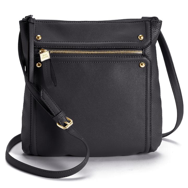 Juicy Couture Zippy Large Crossbody Bag, Women's, Black