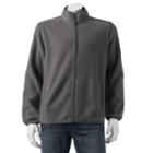 Men's Croft & Barrow Artic Fleece Jacket, Size: Xxl, Dark Grey