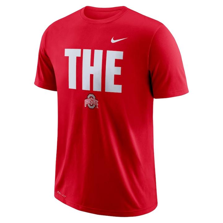 Men's Nike Ohio State Buckeyes Local Tee, Size: Small, Red