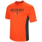 Men's Campus Heritage Miami Hurricanes Beamer Ii Tee, Size: Medium, Drk Orange