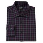 Men's Apt. 9&reg; Slim-fit Flex Collar Dress Shirt, Size: 17 36/37, Med Purple
