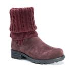 Muk Luks Kelby Women's Water-resistant Boots, Girl's, Size: 8, Red