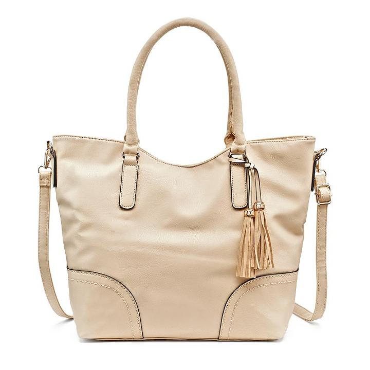 Olivia Miller Sinclaire Tassel Tote, Women's, Beige Oth