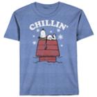 Boys 8-20 Peanuts Snoopy Chillin Tee, Size: Large, Blue