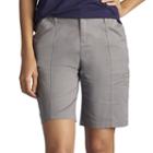 Women's Lee Delaney Relaxed Fit Bermuda Shorts, Size: 14 Avg/reg, Med Grey