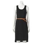 Women's Sonoma Goods For Life&trade; Midi Tank Dress, Size: Xl, Black