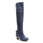 Kisses By 2 Lips Too Too Lunar Women's Over-the-knee Boots, Girl's, Size: Medium (6), Dark Blue