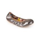 Journee Collection Lindy Women's Scrunch Ballet Flats, Girl's, Size: Medium (11), Med Grey