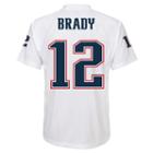 Boys New England Patriots Tom Brady Nfl Performance Jersey, Boy's, Size: L(14/16), White