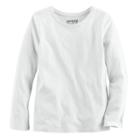 Girls 4-10 Jumping Beans&reg; Long-sleeved Tee, Size: 5, White