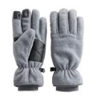 Men's Tek Gear&reg;&reg; Heattek Thinsulate Microfleece Cuffed Touchscreen Gloves, Size: L/xl, Med Grey