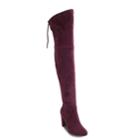 Olivia Miller Roosevelt Women's High Heel Thigh High Boots, Size: 8, Light Red