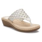 Croft & Barrow&reg; Chainmail Women's Sandals, Size: Medium (6), White
