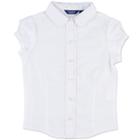 Girls 7-16 Chaps Ruffled Woven School Uniform Shirt, Girl's, Size: Small, White