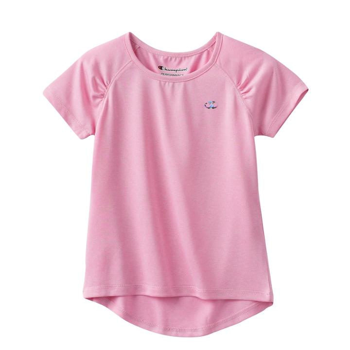 Toddler Girl Champion Raglan Athletic Tee, Size: 4t, Light Pink