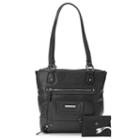 Stone & Co. Pebble Smartphone Charging Tote Organizer, Women's, Black