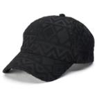 Women's Fila Sport Perforated Geometric Baseball Cap, Black