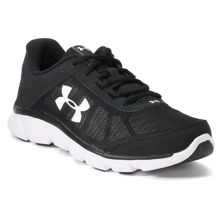 Under Armour Micro G Assert 7 Women's Running Shoes, Size: 5, Black