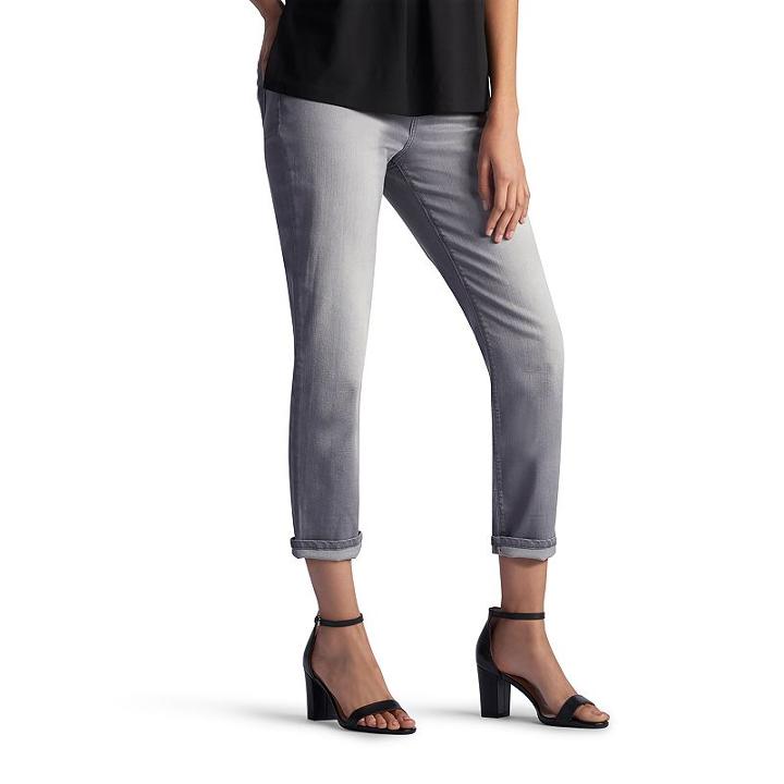 Women's Lee Cameron Easy Fit Crop Jeans, Size: 14 Avg/reg, Dark Blue