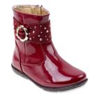 Laura Ashley Toddler Girls' Glossy Boots, Girl's, Size: 8 T, Red