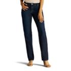 Women's Lee Relaxed Fit Bootcut Jeans, Size: 8 - Regular, Dark Blue