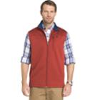 Men's Izod Advantage Sportflex Regular-fit Performance Fleece Vest, Size: Small, Brt Orange