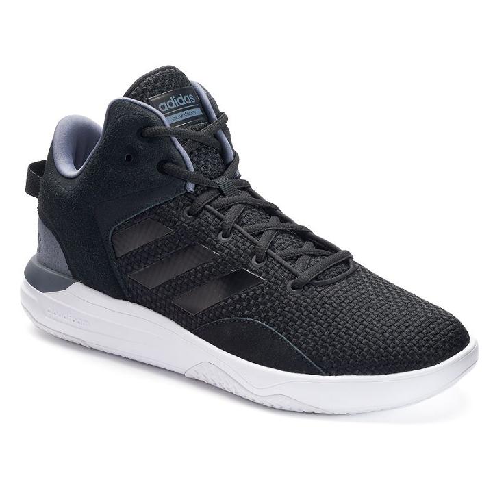 Adidas Neo Cloudfoam Revival Men's Mid-top Shoes, Size: 10.5, Black